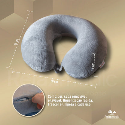 Almofada Pescoço Gel Viagem Dr Coluna