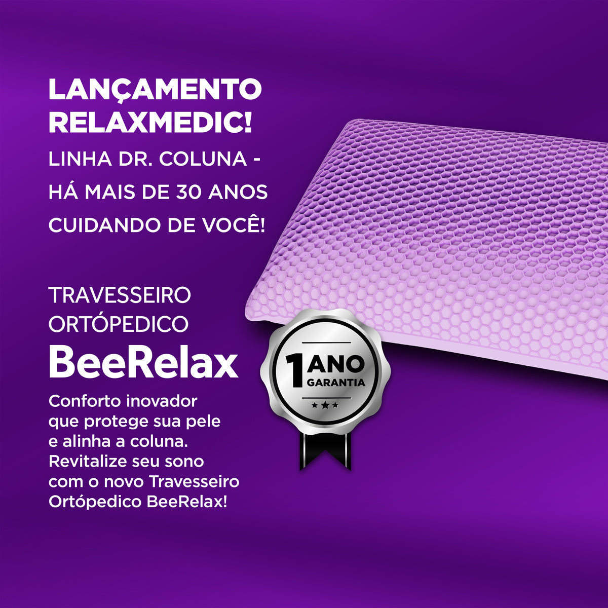 Travesseiro BeeRelax Dr Coluna