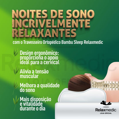 Travesseiro Ortopédico Nasa Bambu Dr Coluna
