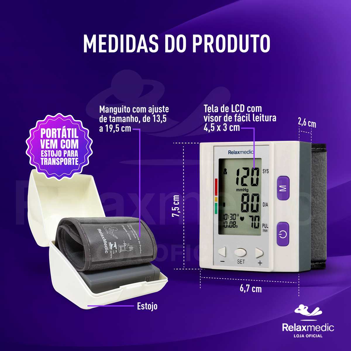 Aparelho de Pressão Digital Pocket Control