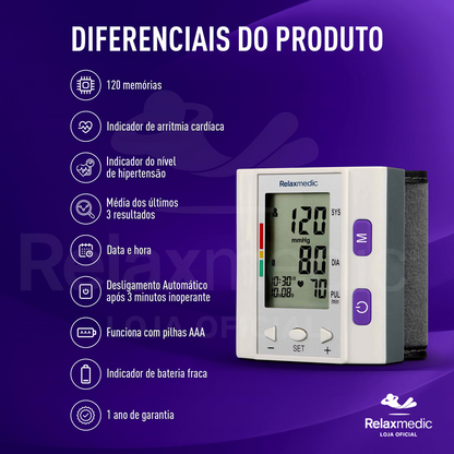 Aparelho de Pressão Digital Pocket Control