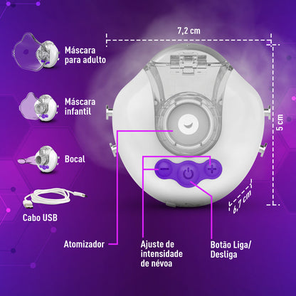 Inalador Nebulizador Hands Free Aero Care