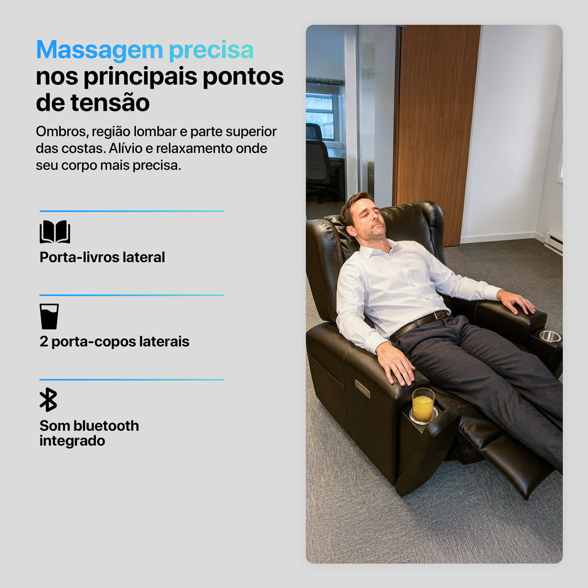 POLTRONA SHIATSU G4  PRETO