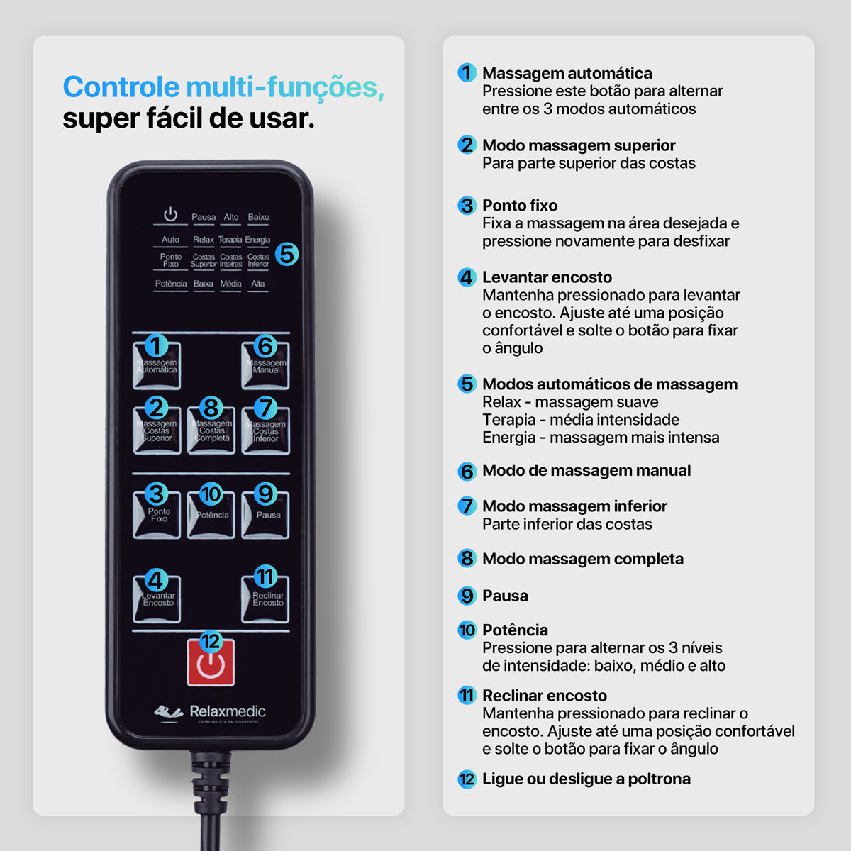 POLTRONA SHIATSU G4  PRETO