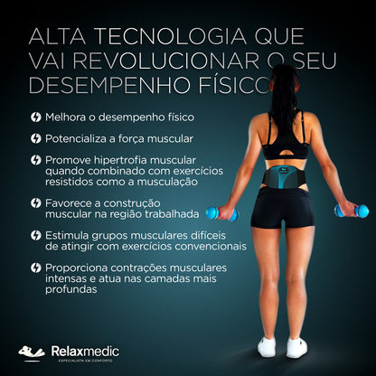 Eletroestimulador Muscula Costas Power Relax