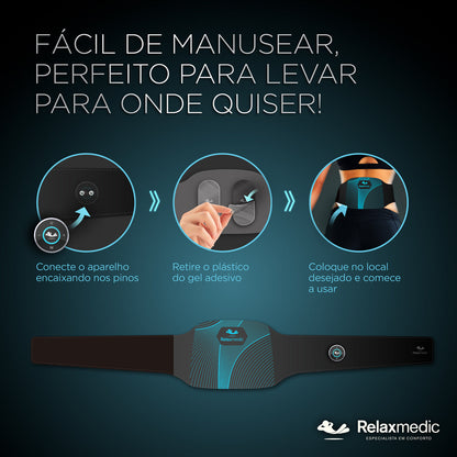 Eletroestimulador Muscula Costas Power Relax