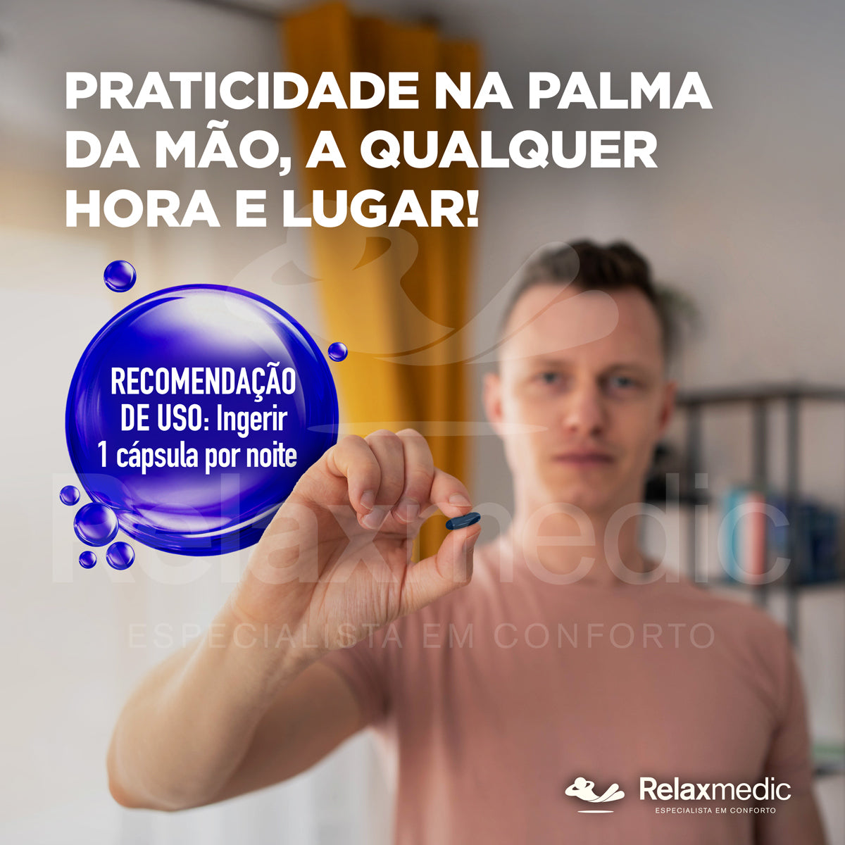 Relax Night Melatonina Triptofano - 60 Cápsulas