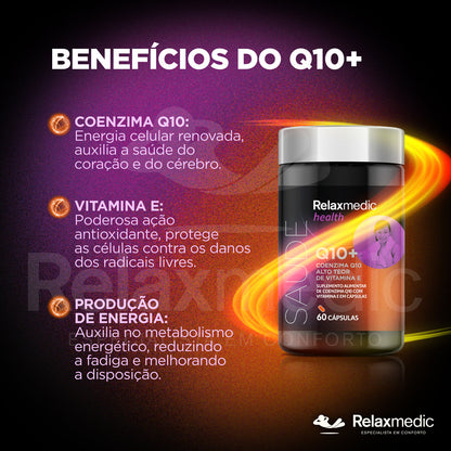 Coenzima Q10+ Com Vitamina E - 60 Cápsulas