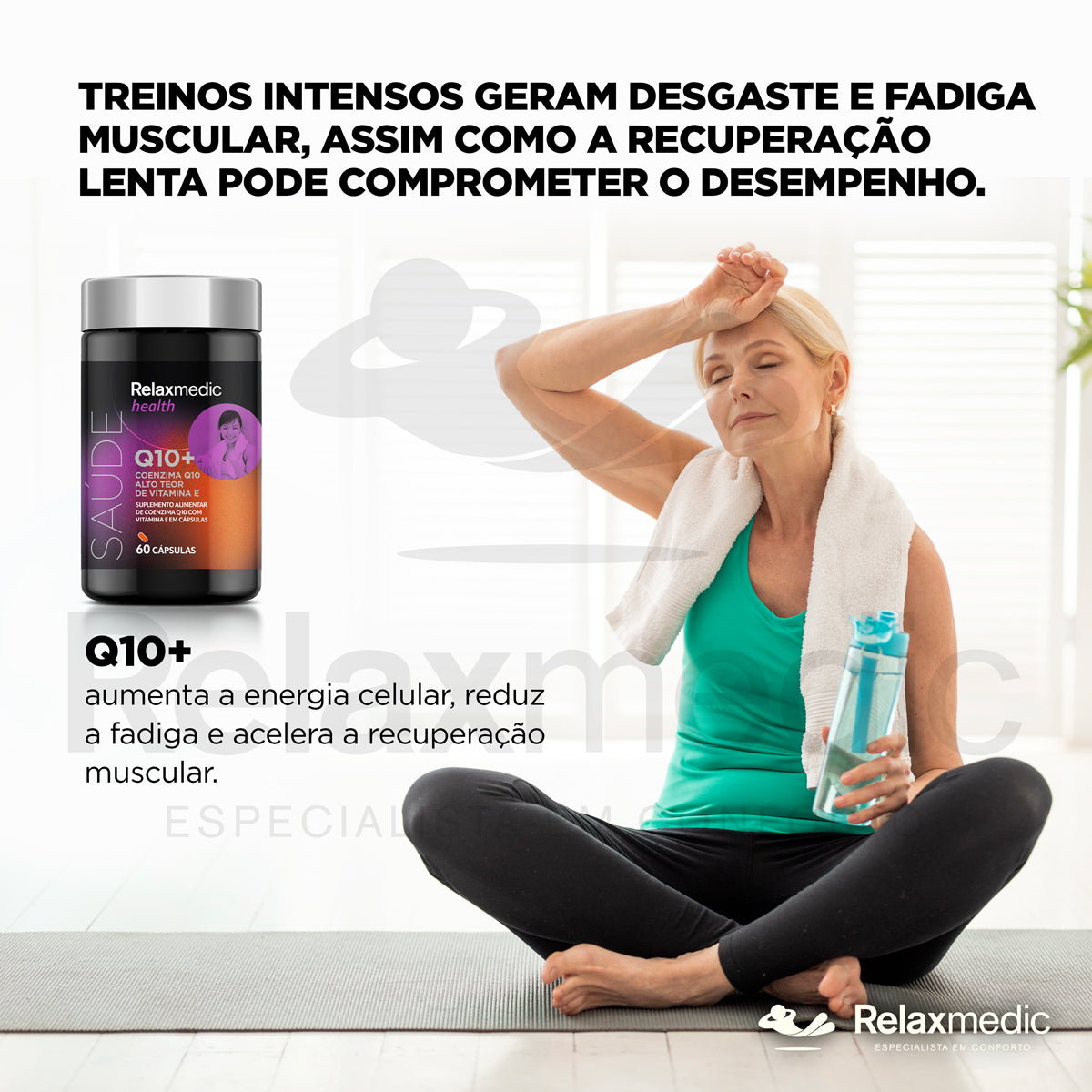 Coenzima Q10+ Com Vitamina E - 60 Cápsulas