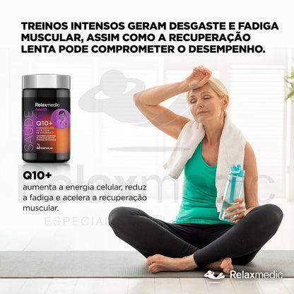 Coenzima Q10+ Com Vitamina E - 60 Cápsulas