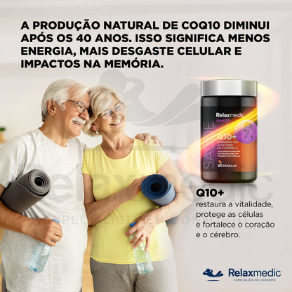 Coenzima Q10+ Com Vitamina E - 60 Cápsulas