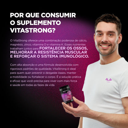 Suplemento Alimentar De Cálcio - 60 Cápsulas