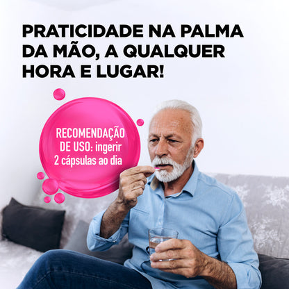 Suplemento Alimentar De Cálcio - 60 Cápsulas