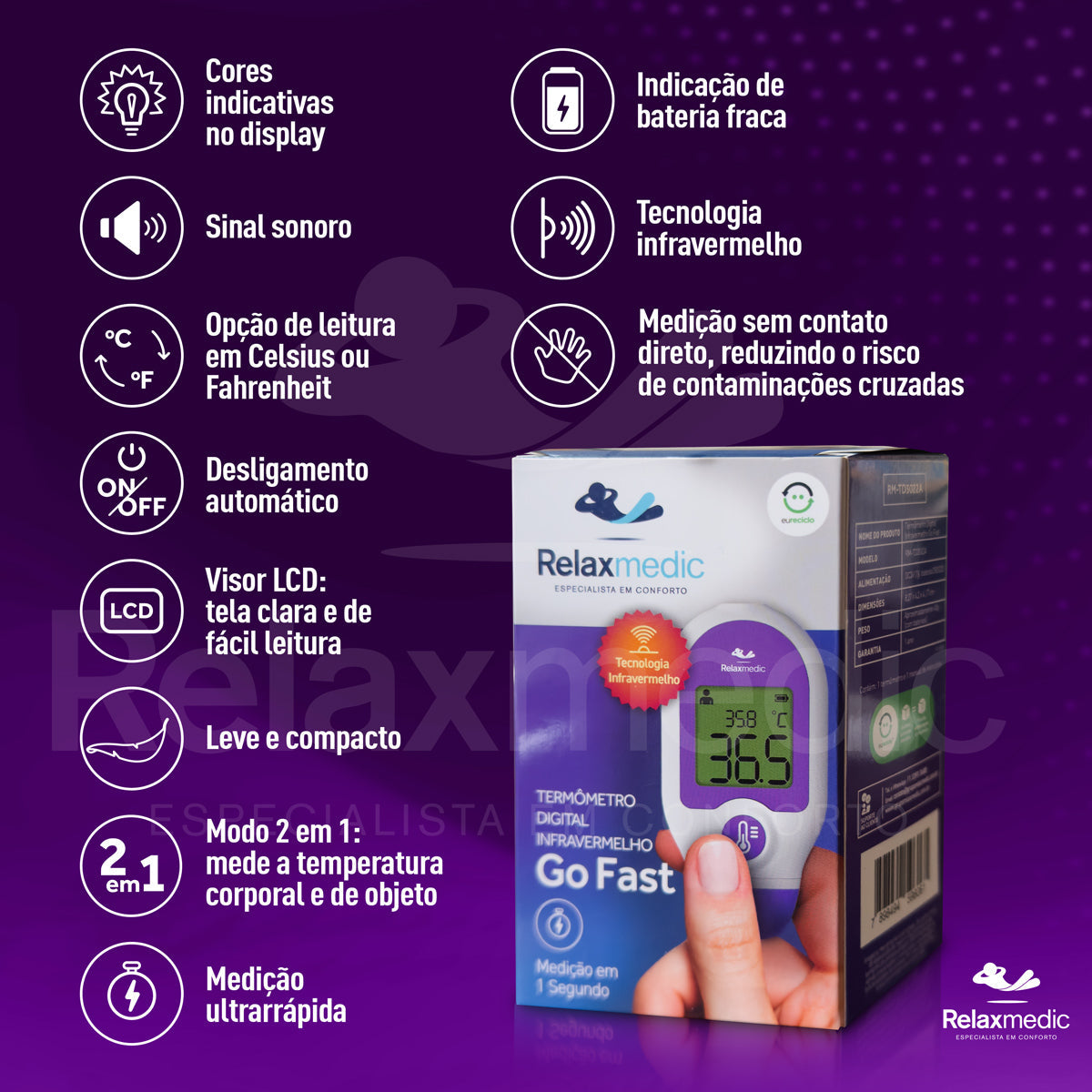 Termômetro Digital Go Fast