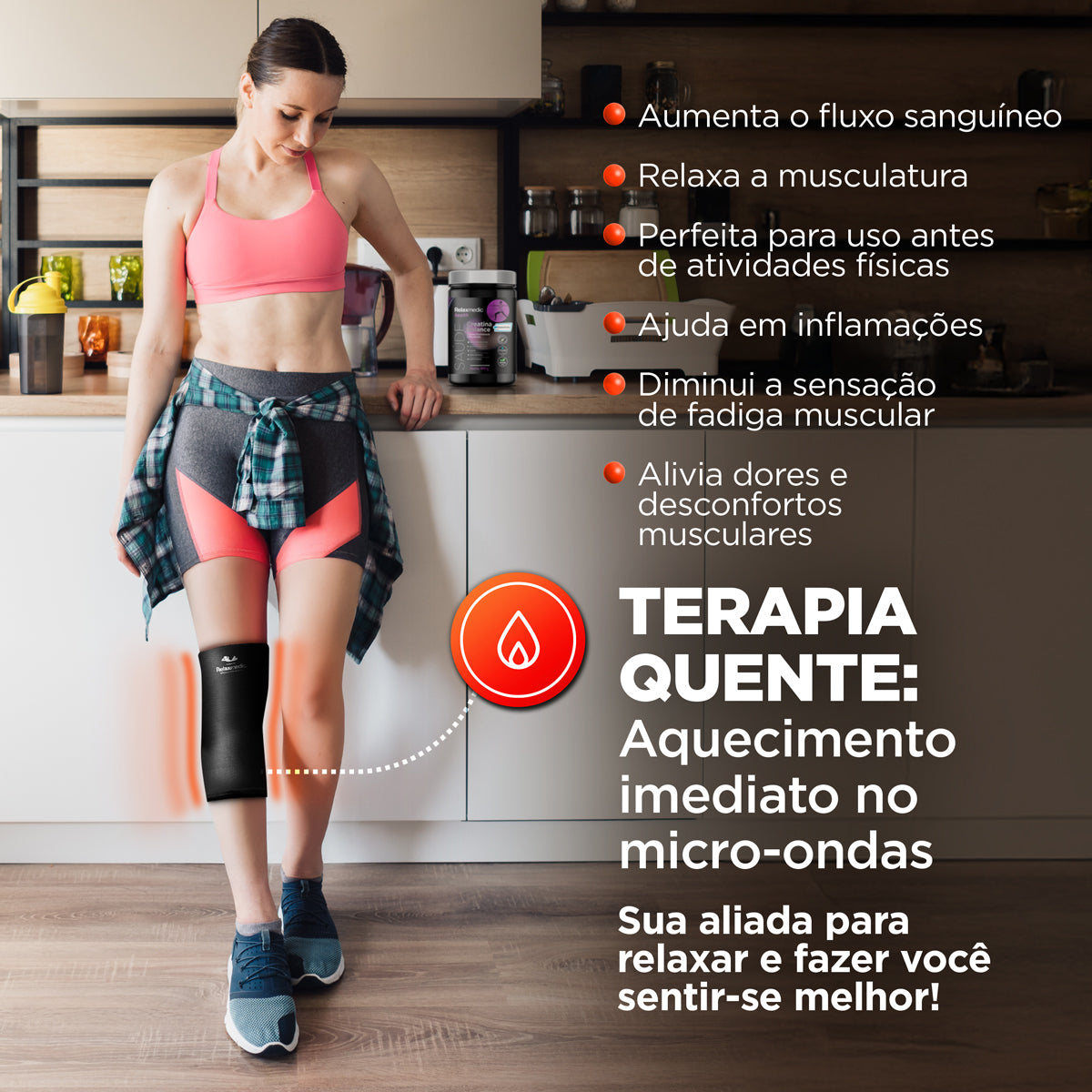 Bolsa Térmica Gel Multifuncional P Preta