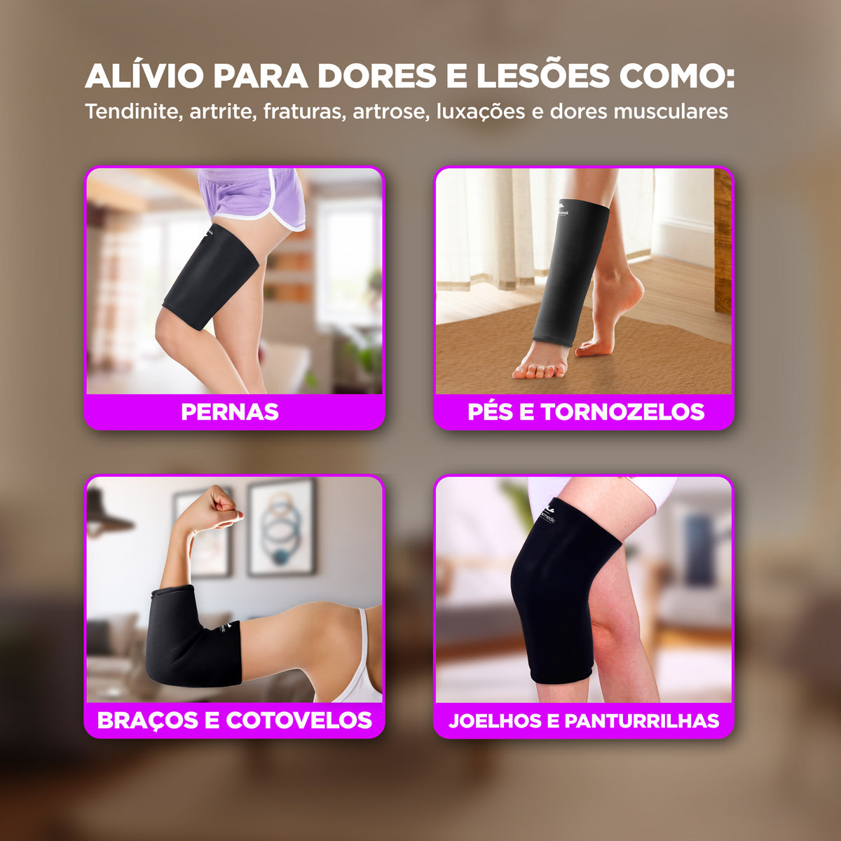 Bolsa Térmica Gel Multifuncional P Preta