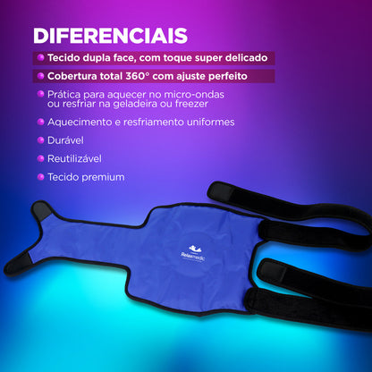 Bolsa Térmica Gel Full Joelho Azul