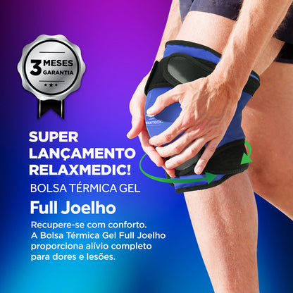 Bolsa Térmica Gel Full Joelho Azul