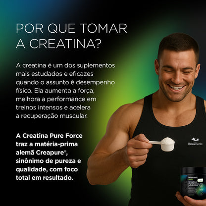 Creatina Monohidratada Creapure® 100g Pure Force