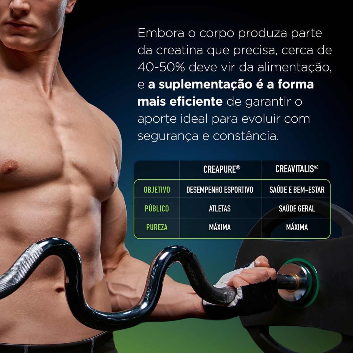 Creatina Monohidratada Creapure® 100g Pure Force