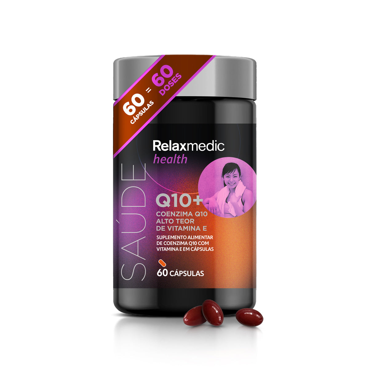 Coenzima Q10+ Com Vitamina E - 60 Cápsulas